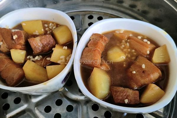 红烧肉焖米饭的做法图解12