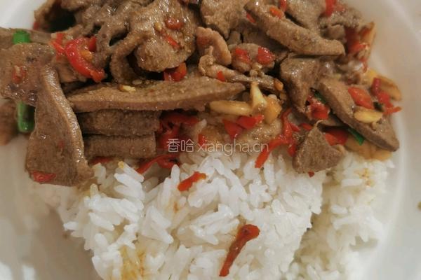 肉炒猪肝的做法图解6