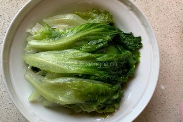 3分钟搞定(耗油)生菜的做法图解3