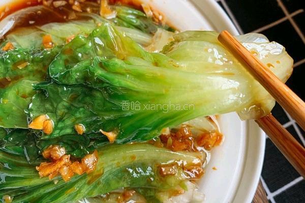3分钟搞定(耗油)生菜的做法图解8