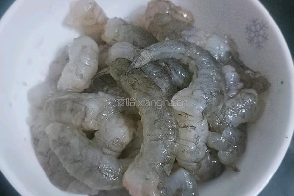 虾泥酿油条的做法图解1