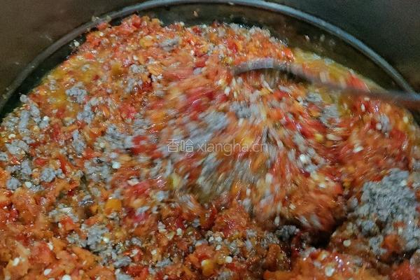 香辣牛肉酱的做法图解5