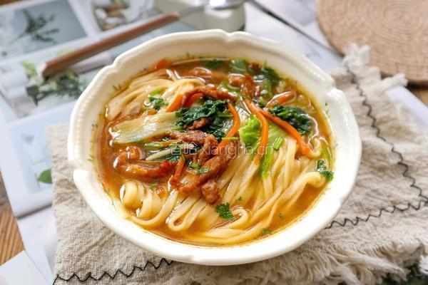 简单家常版肉丝汤面炝锅肉丝面的做法图解9