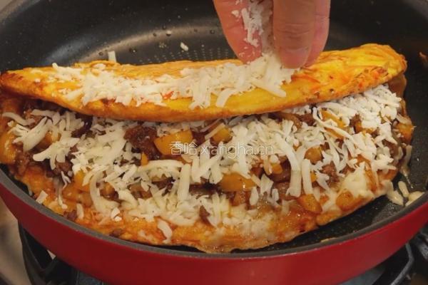 黑松露牛肉芝士饼的做法图解12