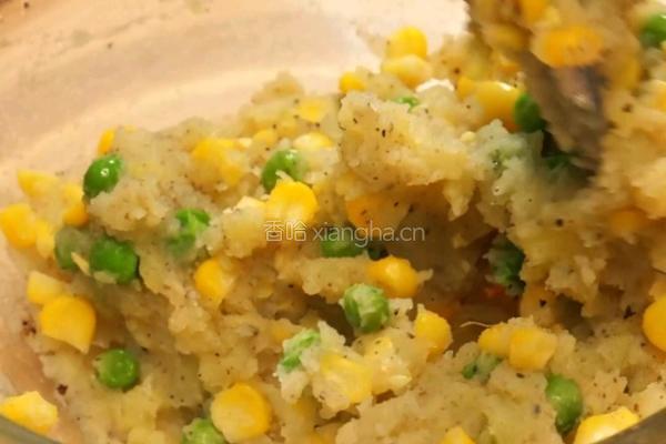 土豆泥厚蛋烧的做法图解3