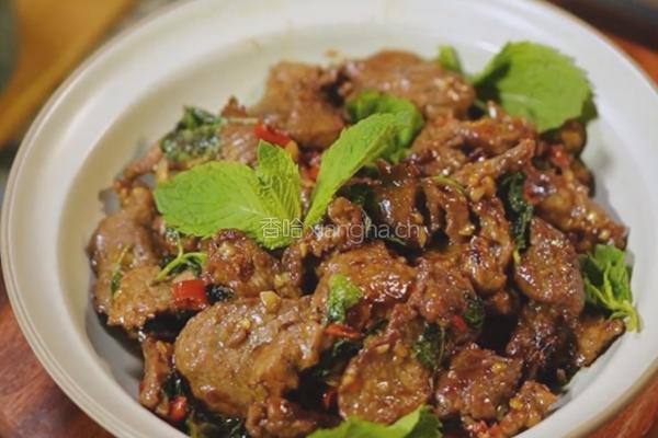黑松露酱薄荷牛肉的做法图解7