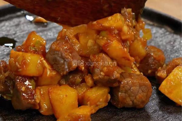 孜然土豆牛肉粒的做法图解6