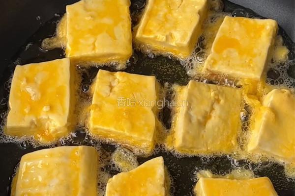 香煎豆腐的做法图解4