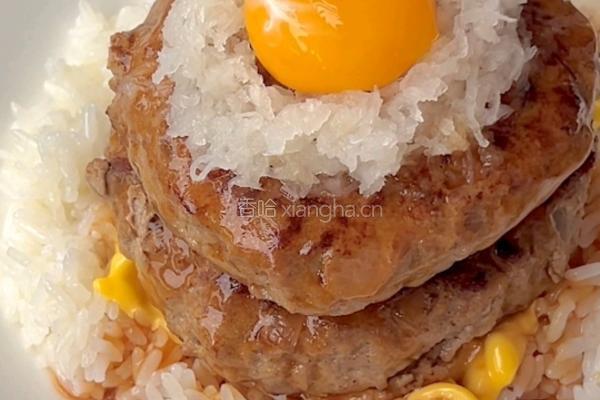 汉堡肉盖饭的做法图解8