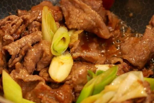 葱爆嫩牛肉的做法图解8