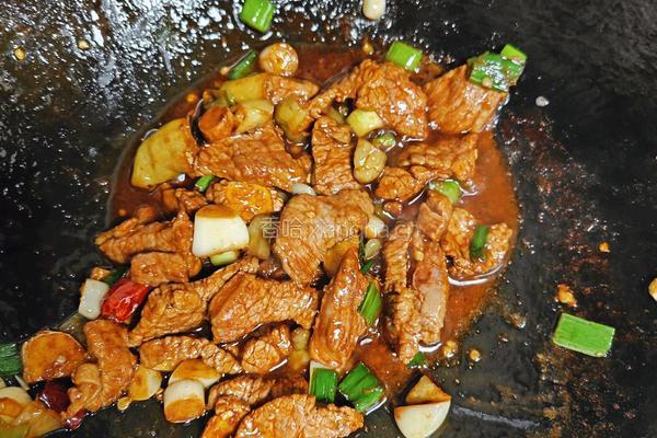小炒牛肉的做法图解6