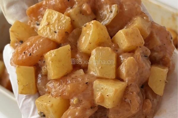 香到姥姥家的米其林同款黑松露鸡肉土豆派的做法图解4