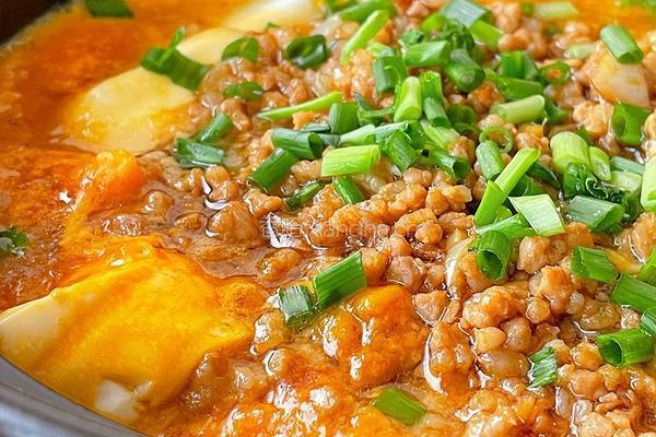 肉沫鸡蛋抱豆腐
