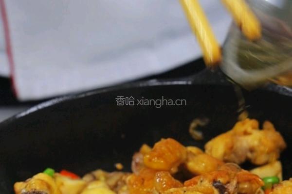 蒜香口蘑鸡的做法图解5