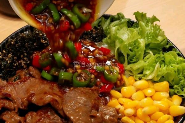 生菜牛肉拌饭的做法图解8