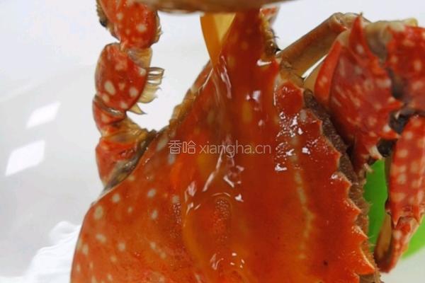 金汤红膏蟹的做法图解8