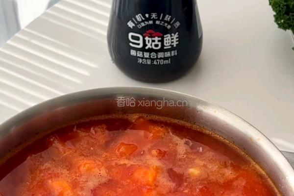 虾滑番茄肥牛泡面的做法图解6