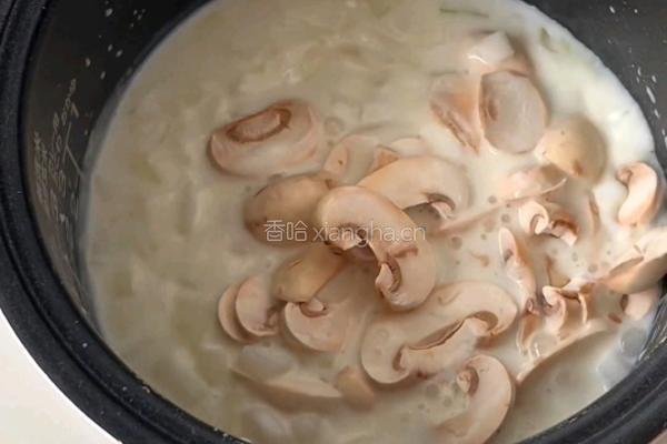 黑松露奶油蘑菇汤的做法图解4