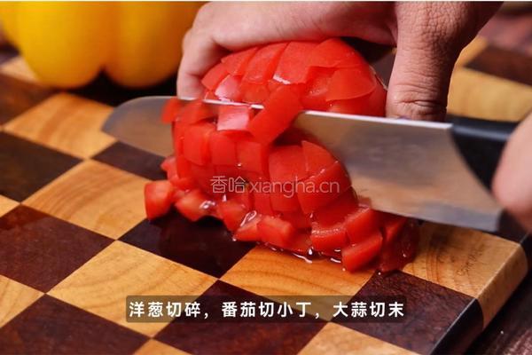 黑松露甜椒烤蛋的做法图解1