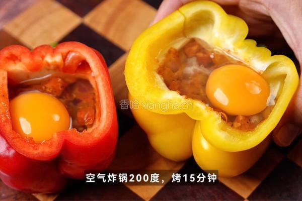黑松露甜椒烤蛋的做法图解5