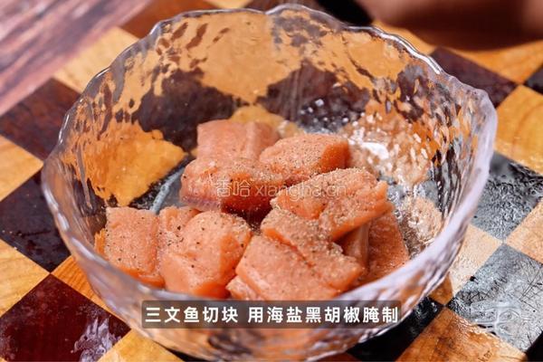 黑松露味曾三文鱼汤的做法图解1