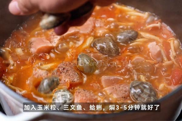 黑松露味曾三文鱼汤的做法图解5