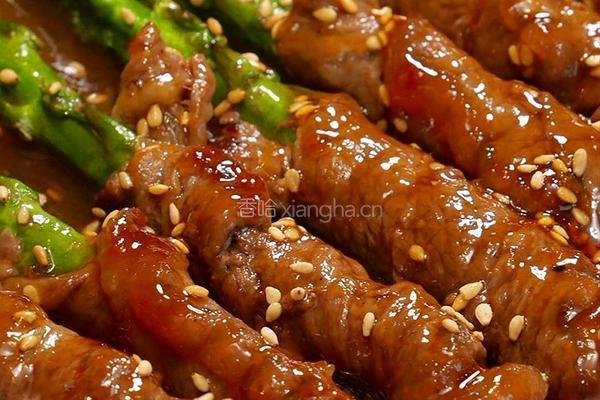 芦笋牛肉卷