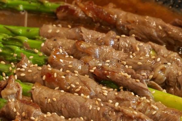芦笋牛肉卷的做法图解8