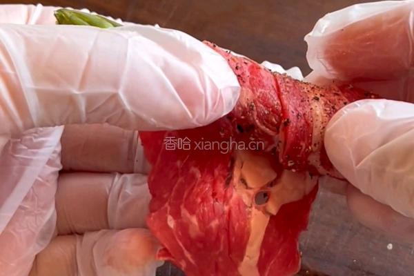 芦笋牛肉卷的做法图解4