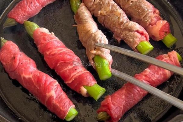 芦笋牛肉卷的做法图解6