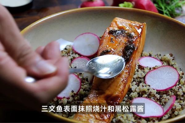 黑松露照烧三文鱼的做法图解4