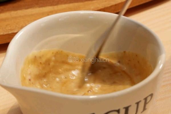 温泉蛋芝麻豆腐的做法图解5