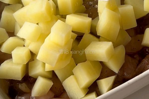 黑松露土豆鸡肉烙的做法图解5