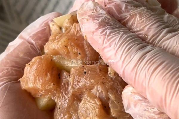 黑松露土豆鸡肉烙的做法图解6
