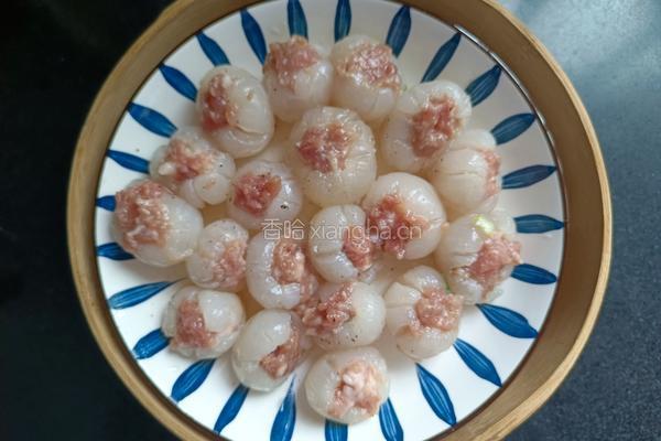 椒香荔枝球的做法图解4