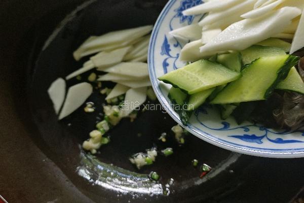 素炒三清的做法图解4