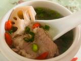 排骨藕汤蒸盅的做法[图]