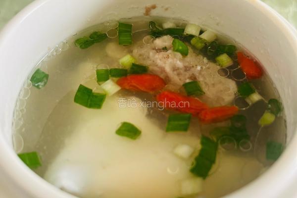 肉饼鸡蛋汤