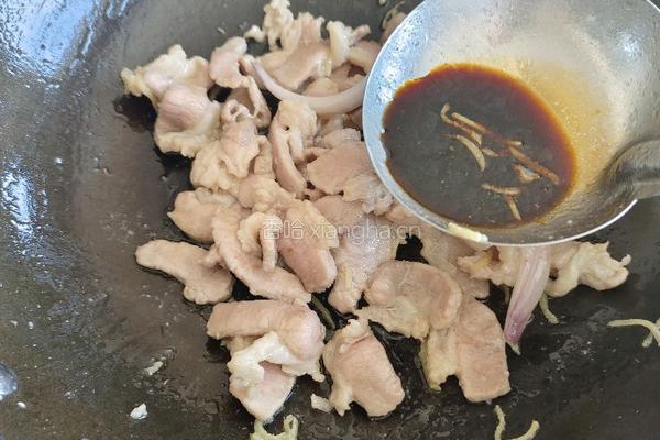 洋葱炒肉的做法图解4