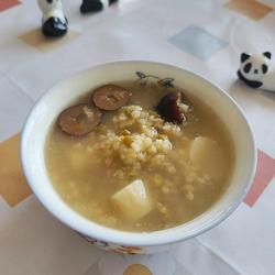 山药绿豆小米粥的做法[图]