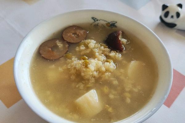 山药绿豆小米粥
