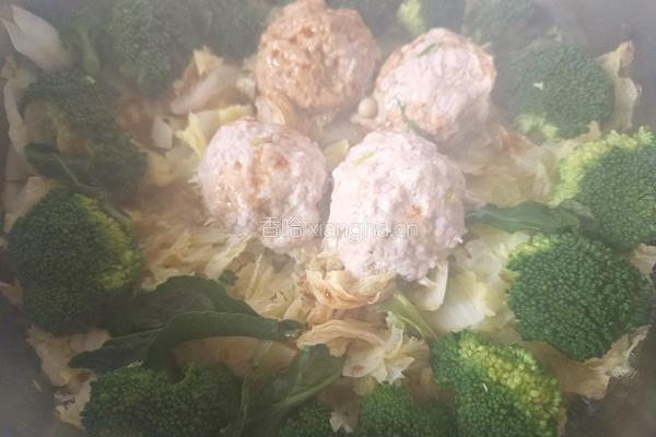 肉圆炖白菜的做法图解11