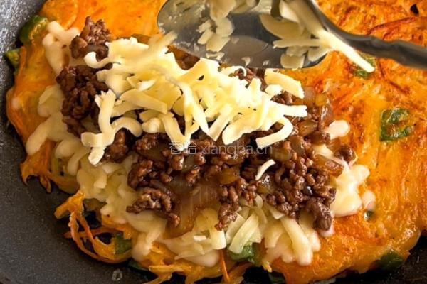 黑松露芝士牛肉饼的做法图解7