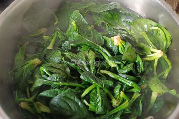 蚝油菠菜的做法图解1