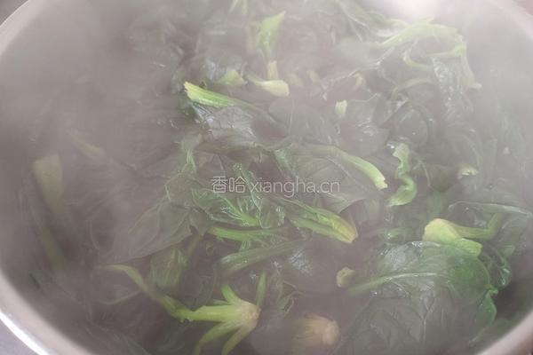 蚝油菠菜的做法图解2
