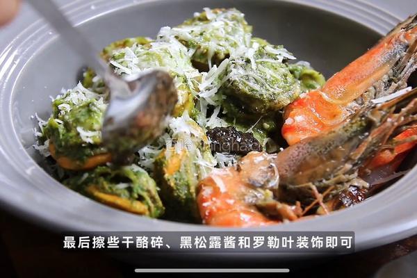 黑松露罗勒海鲜烩｜鲜味炸弹，直冲天灵盖！的做法图解4
