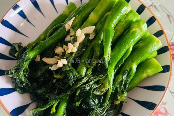 清炒芥兰的做法图解7
