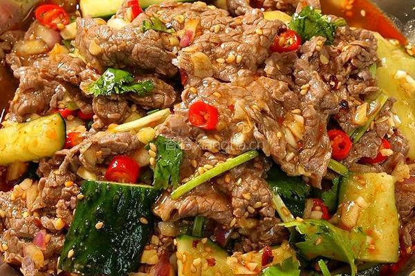 蒜香黄瓜牛肉