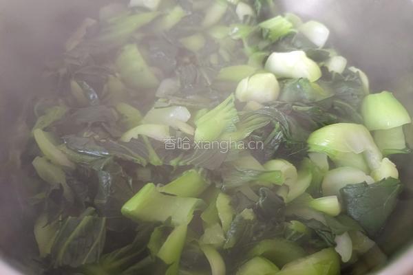蚝油香菇青菜的做法图解4