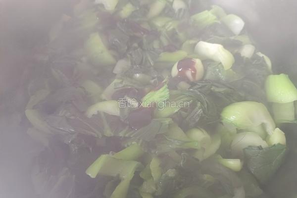 蚝油香菇青菜的做法图解5